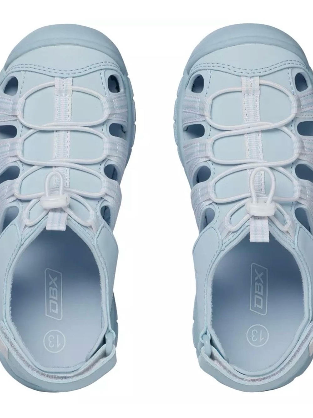 DBX Kids Light Blue Closed-Toe Sport Sandals